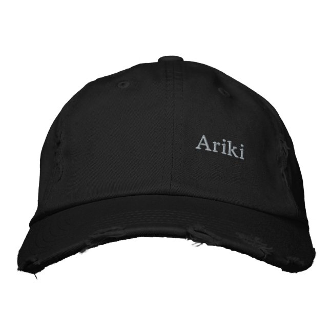 Ariki Mens Embroidered Name, Hat (Front)
