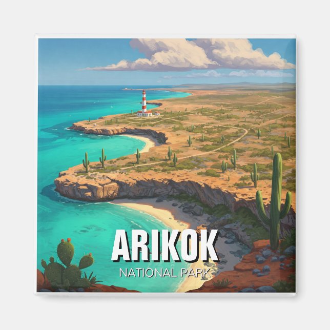 Arikok National Park Aruba Travel Magnet (Front)