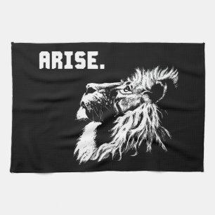 ARISE - Lion Motivational Tea Towel