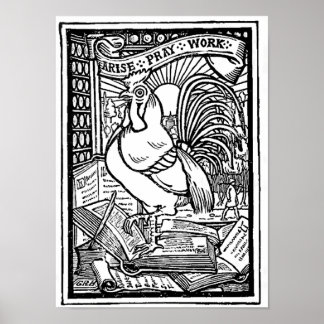 Arise Pray Work Inspirational Poster