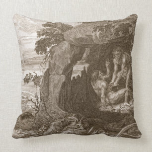 Aristeus Compels Proteus to Reveal his Oracles, 17 Cushion