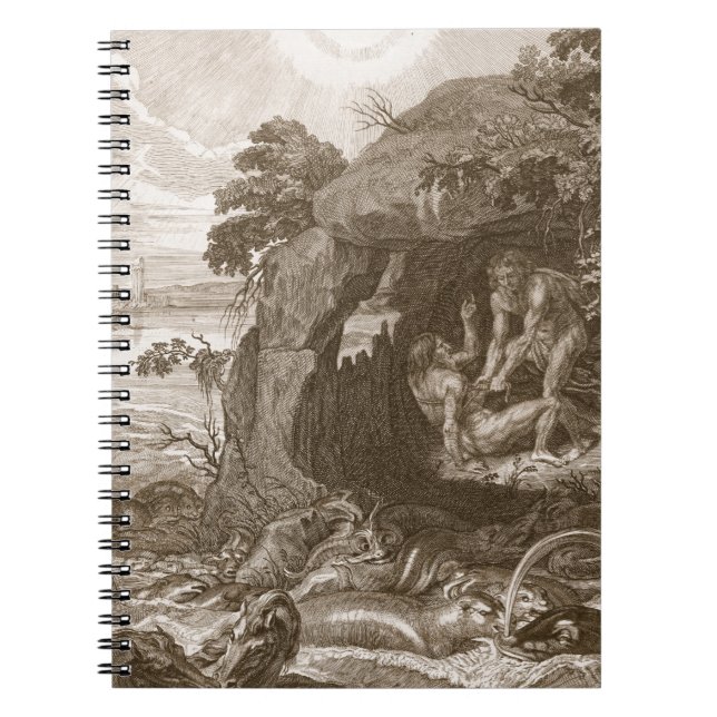 Aristeus Compels Proteus to Reveal his Oracles, 17 Notebook (Front)