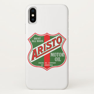 Aristo Motor Oil vintage sign. iPhone X Case
