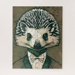Aristocrat Hedgehog Jigsaw Puzzle
