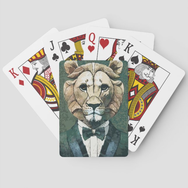 Aristocrat Lion Playing Cards (Back)