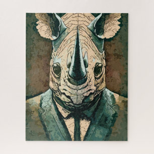 Aristocrat Rhino Jigsaw Puzzle