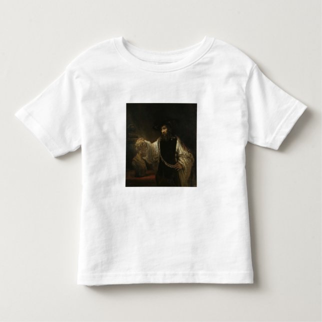 Aristotle (384-322 BC) with a Bust of Homer Toddler T-Shirt (Front)