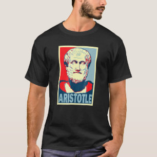 Aristotle Ancient Greek Poster Style Pop Art T-Shirt