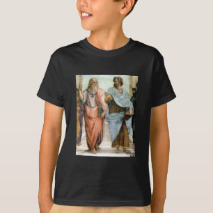 Aristotle and Plato walking at Raphael's School T-Shirt