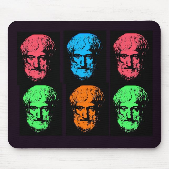 Aristotle Collage Mouse Pad (Front)