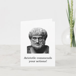 Aristotle Encouragement Card