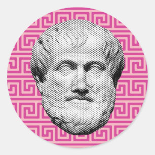 Aristotle Greek Philosopher Classic Round Sticker