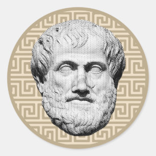 Aristotle Greek Philosopher Classic Round Sticker