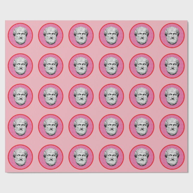 Aristotle Greek Philosopher Wrapping Paper (Flat)