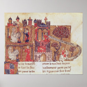 Aristotle instructs Alexander the Great in Poster