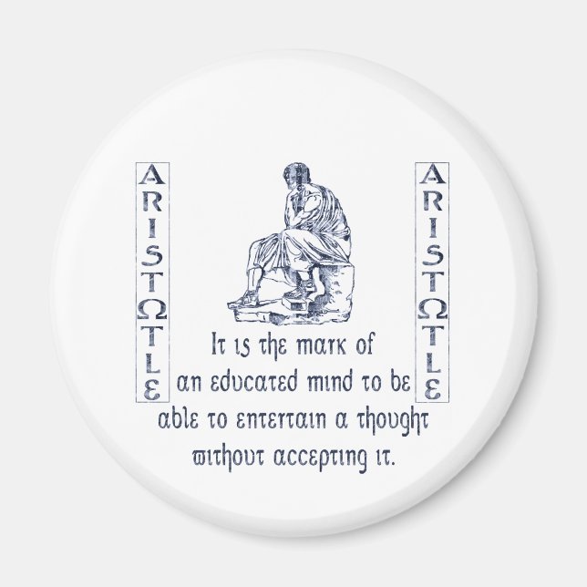 Aristotle Magnet (Front)