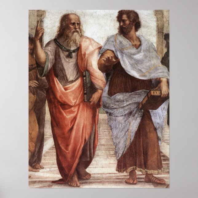 Aristotle Plato Poster (Front)