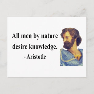 Aristotle Quote 6b Postcard