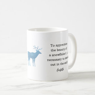 Aristotle Winter Quote Decor For Home Coffee Mug