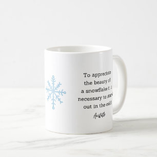 Aristotle Winter Quote Decor For Home Coffee Mug