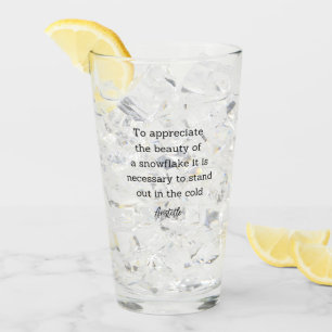 Aristotle Winter Quote Decor For Home Glass