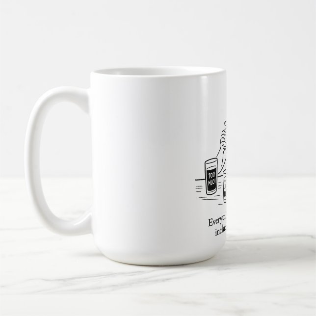 Aristotle's Guide to Moderation Coffee Mug (Left)