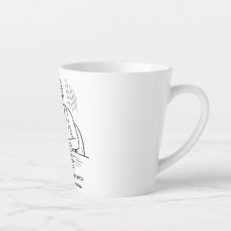 Aristotle's Guide to Moderation Latte Mug