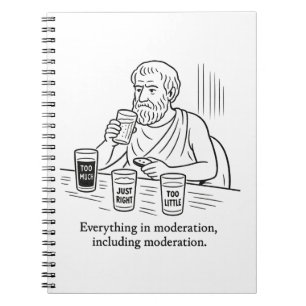 Aristotle's Guide to Moderation Notebook