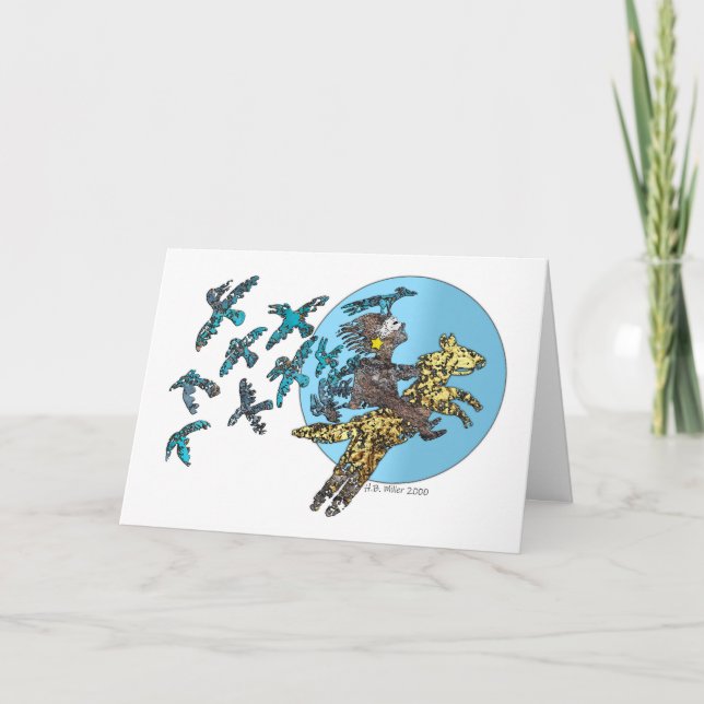 Aristotle's paradox of time thank you card (Front)