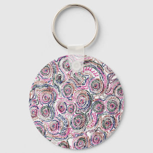 ARITHMETIC MANDALA KEY HOLDER KEY RING