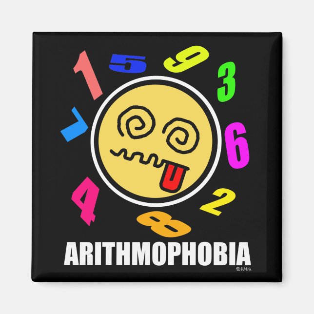 Arithmophobia Magnet (Front)