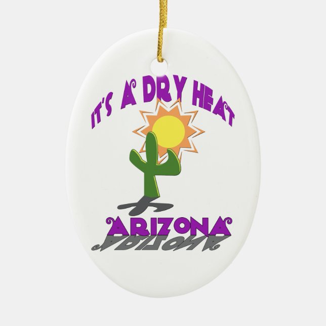 Arizona 2 Sided Ornament (Front)