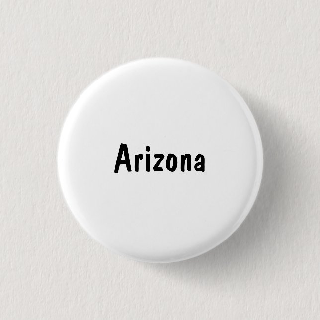 Arizona 3 Cm Round Badge (Front)