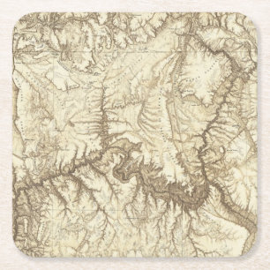 Arizona 3 square paper coaster