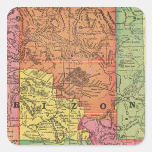 Arizona 6 square sticker