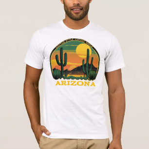 Arizona Adventure T-Shirt   Desert Vibes & Cactus 