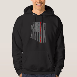 Arizona American Flag State Map Pride Patriotinc 4 Hoodie