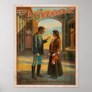 Arizona "America's Greatest Play" Poster #2