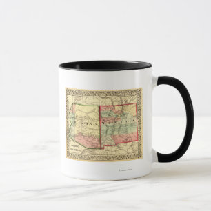 Arizona and New MexicoPanoramic Map Mug