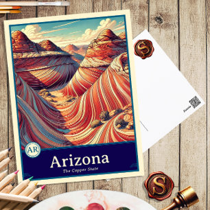 Arizona Anime Style Cel Shaded Postcard