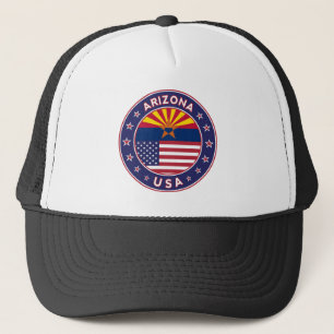 Arizona, Arizona sticker, USA states Trucker Hat