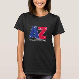 Arizona AZ Retro American Flags Pride T-Shirt
