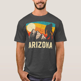 Arizona Bigfoot Sasquatch Mountains Retro Hiking y T-Shirt