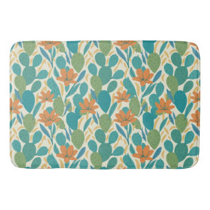 Arizona Botanical Tile Pattern Bath Mat