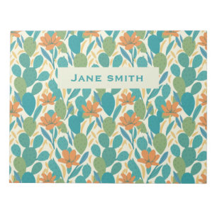 Arizona Botanical Tile Pattern Notepad