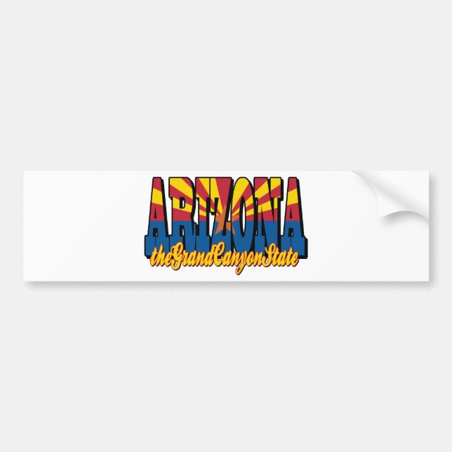 Arizona Bumper Sticker (Front)