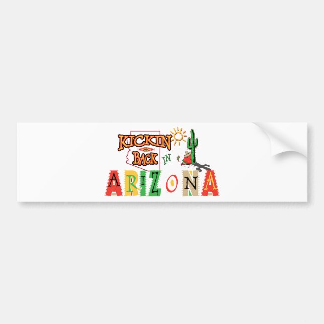 Arizona Bumper Sticker (Front)