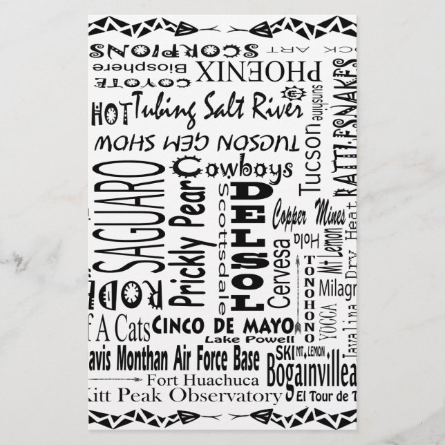 Arizona Buzz Words (Front)
