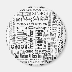 Arizona Buzz Words Magnet
