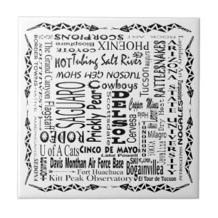 Arizona Buzz Words Tile